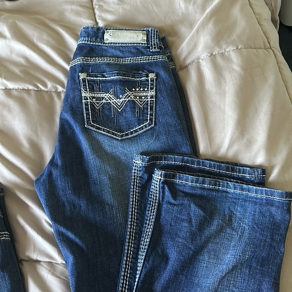 Rock and roll cowgirl mid rise bootcut Jeans - Picture 2 of 3